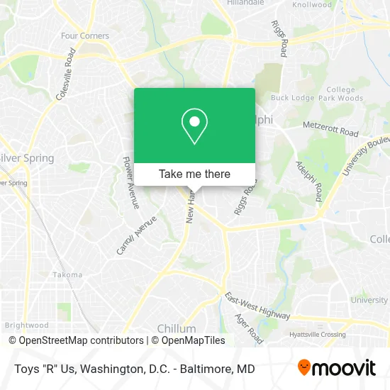 Toys "R" Us map