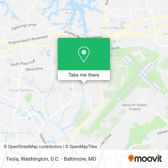 Tesla map