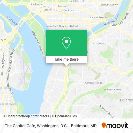 The Capitol Cafe map