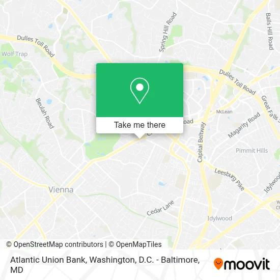 Atlantic Union Bank map