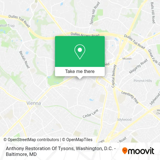 Anthony Restoration Of Tysons map