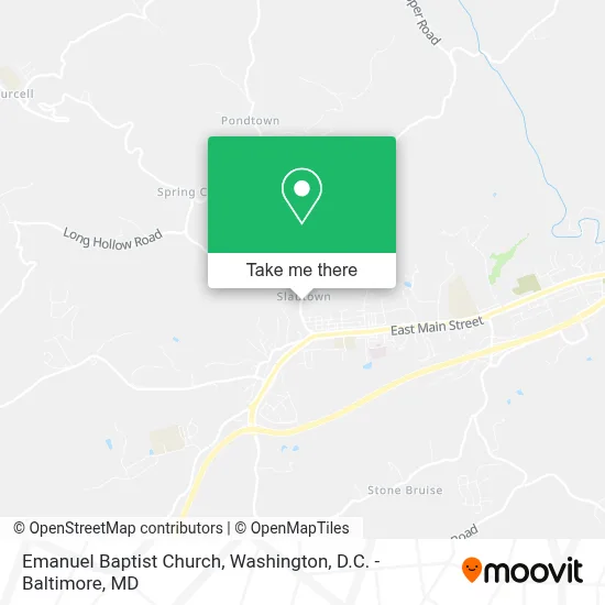 Emanuel Baptist Church map
