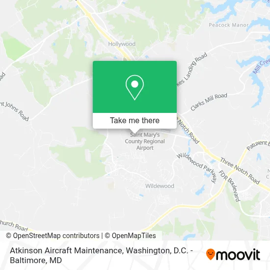 Atkinson Aircraft Maintenance map