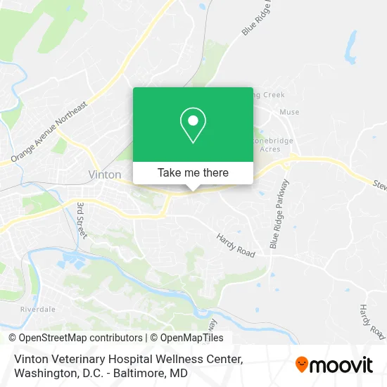 Vinton Veterinary Hospital Wellness Center map
