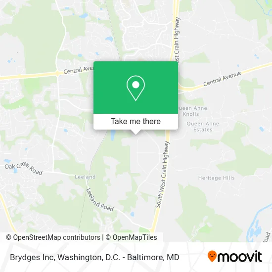 Brydges Inc map
