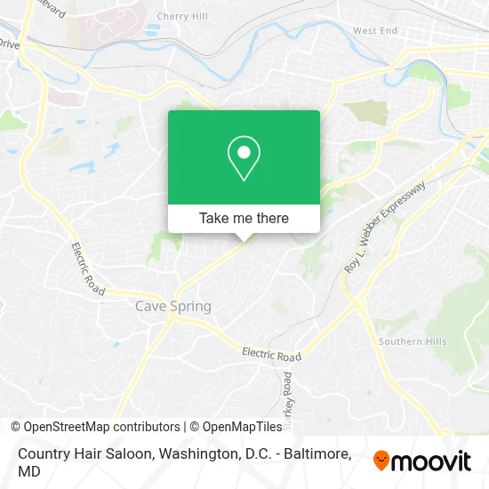 Country Hair Saloon map