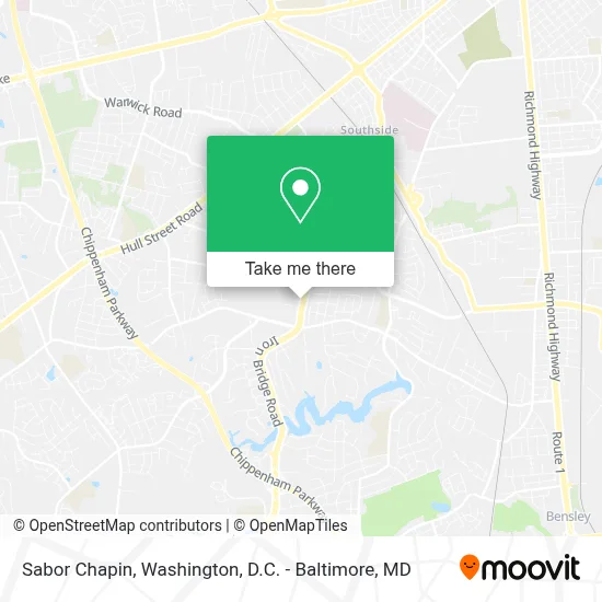 Sabor Chapin map