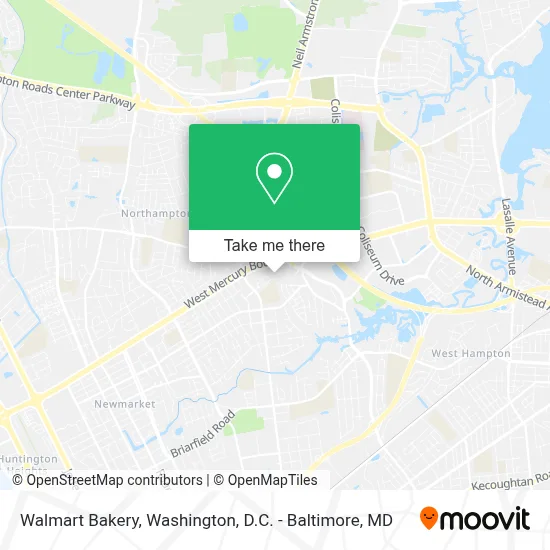 Walmart Bakery map