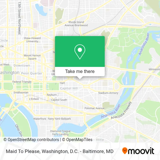 Maid To Please map