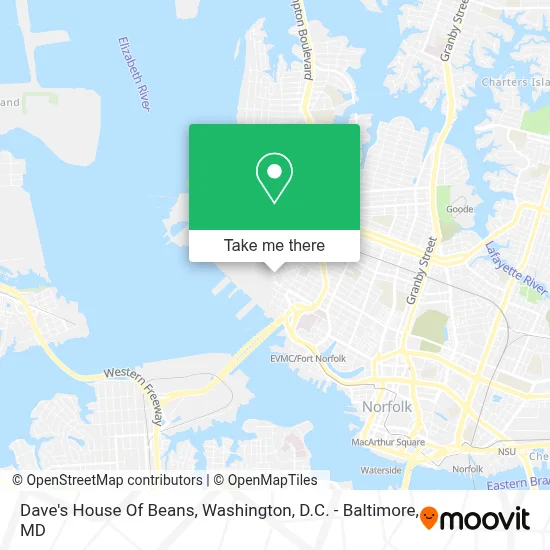 Dave's House Of Beans map
