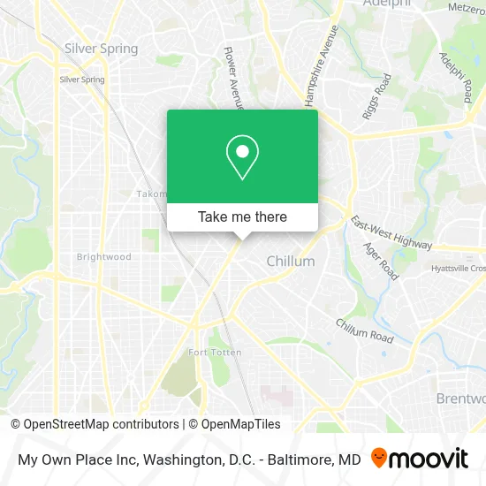 My Own Place Inc map