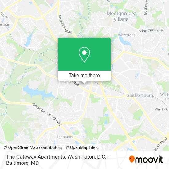 The Gateway Apartments map