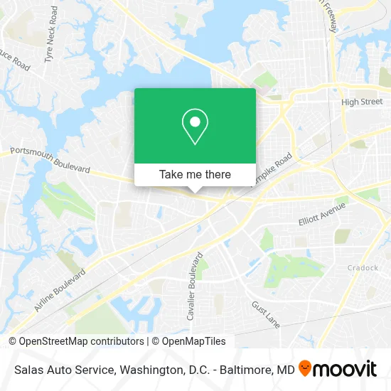 Salas Auto Service map