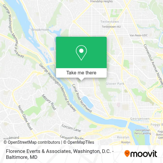 Florence Everts & Associates map