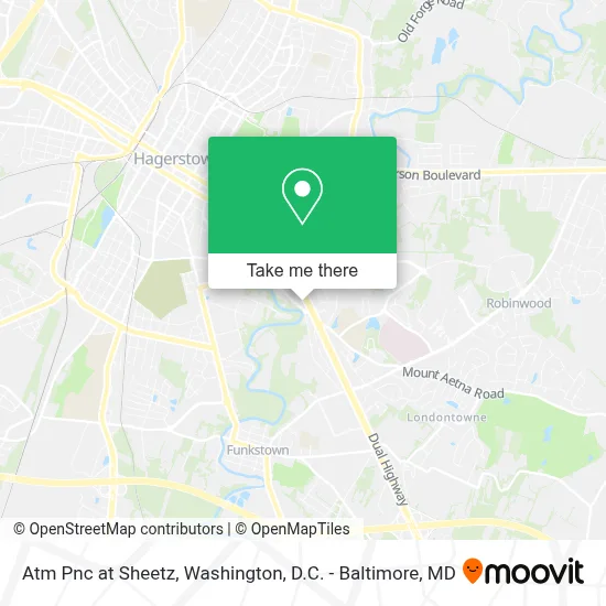 Atm Pnc at Sheetz map