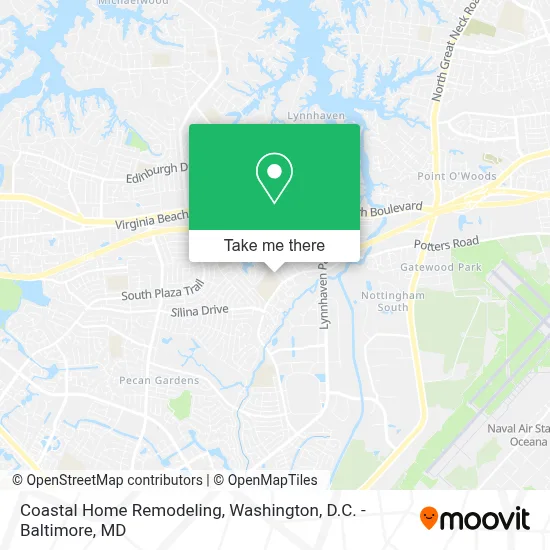 Coastal Home Remodeling map