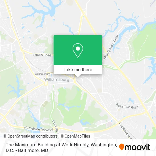 The Maximum Building at Work Nimbly map
