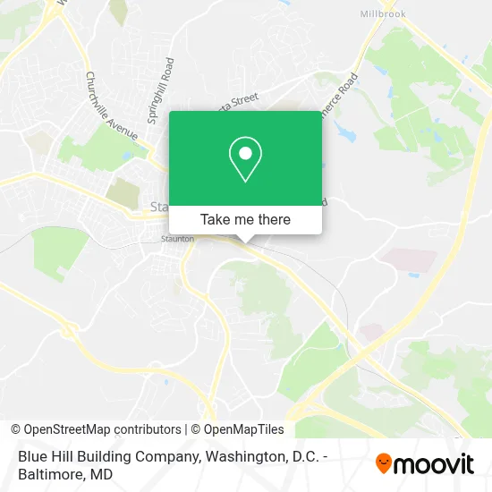 Blue Hill Building Company map