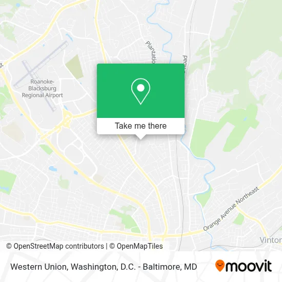 Western Union map