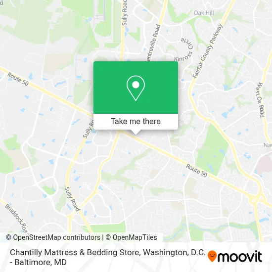 Chantilly Mattress & Bedding Store map