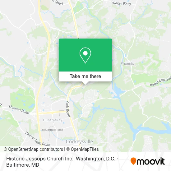 Historic Jessops Church Inc. map