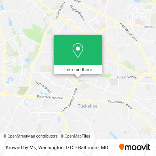 Krownd by Mk map