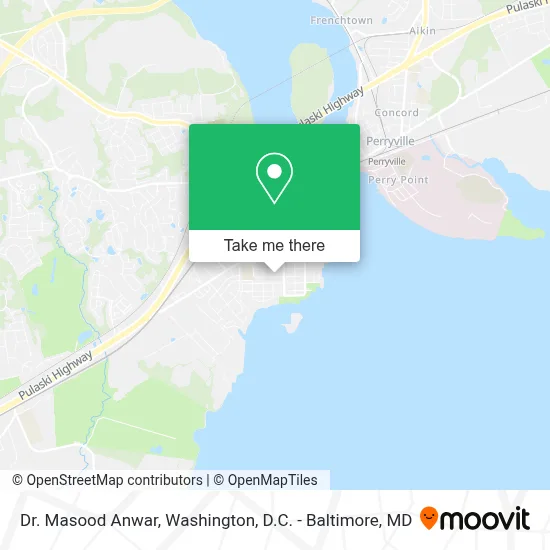 Dr. Masood Anwar map