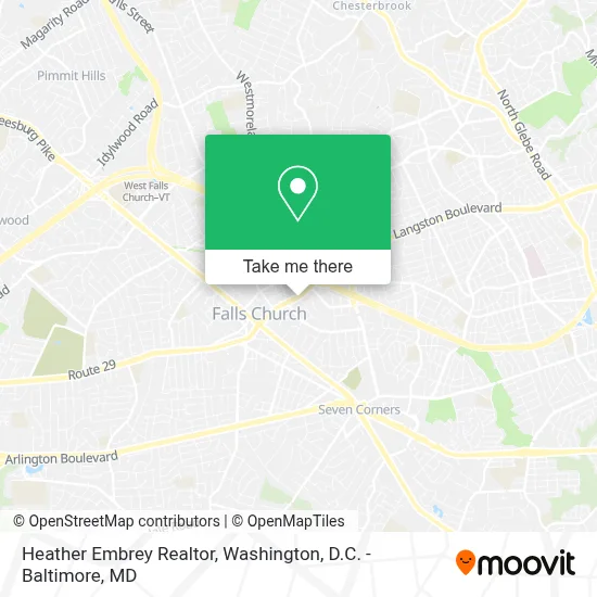 Heather Embrey Realtor map
