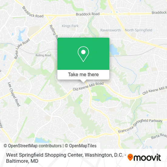 West Springfield Shopping Center map