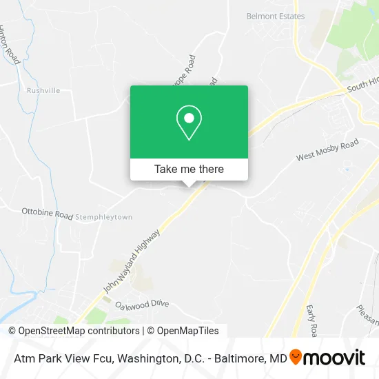 Atm Park View Fcu map