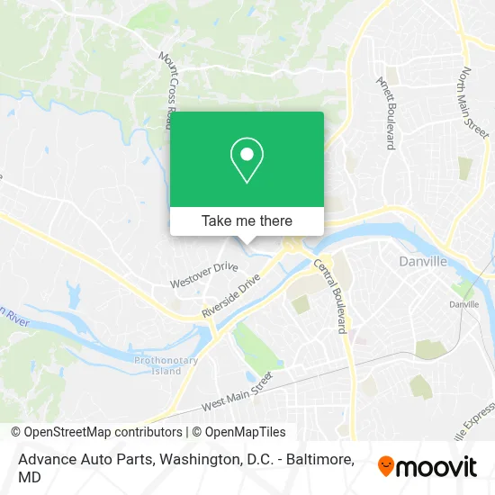 Advance Auto Parts map