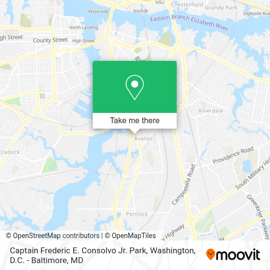 Captain Frederic E. Consolvo Jr. Park map