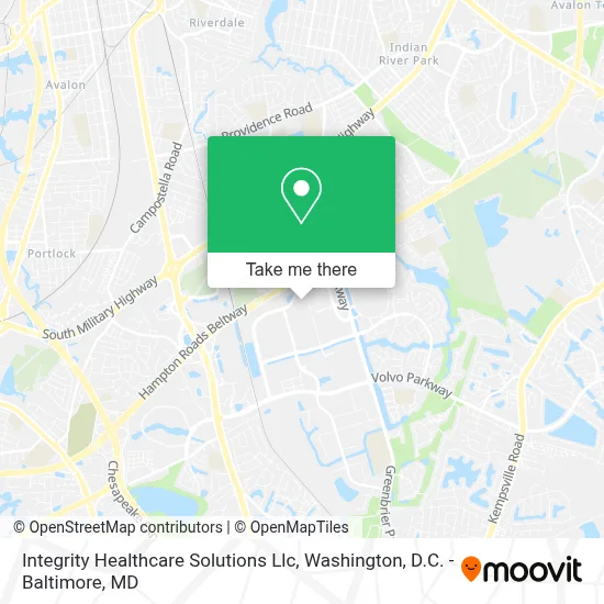 Integrity Healthcare Solutions Llc map