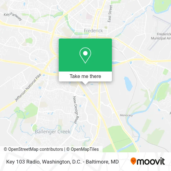 Key 103 Radio map