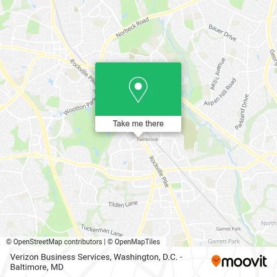 Verizon Business Services map