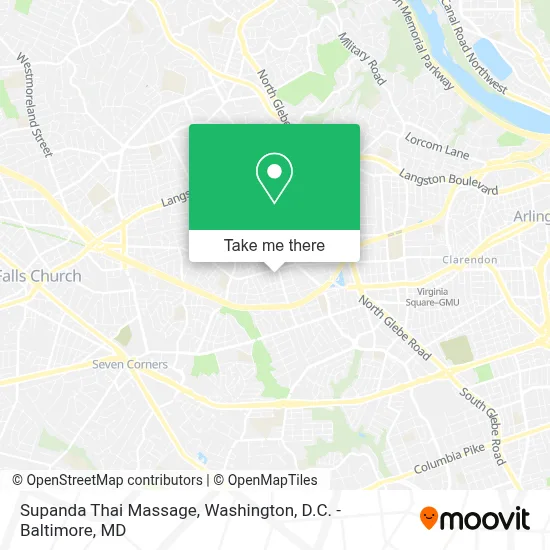 Supanda Thai Massage map