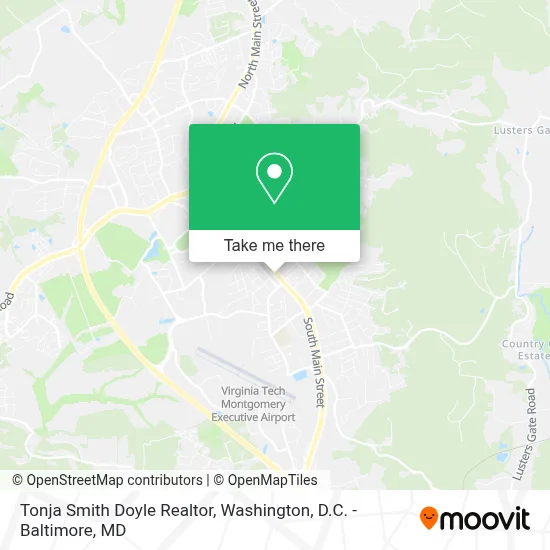 Tonja Smith Doyle Realtor map