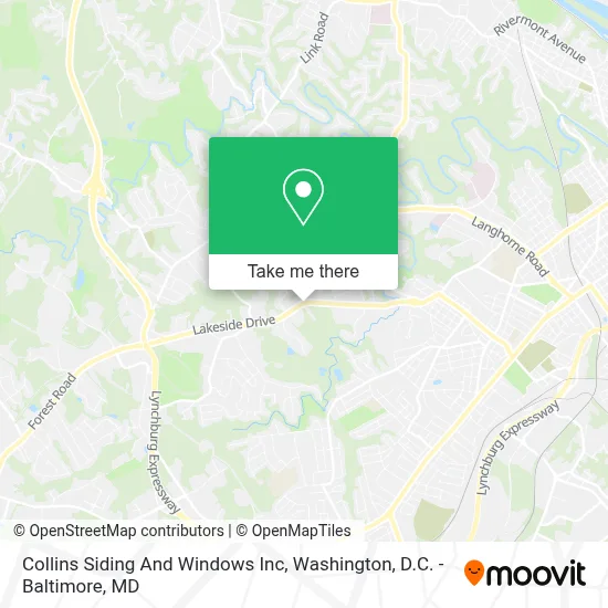 Collins Siding And Windows Inc map