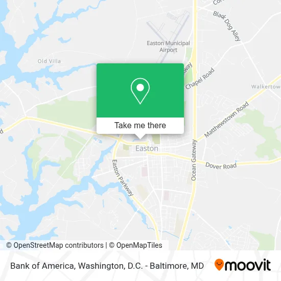 Bank Of America map