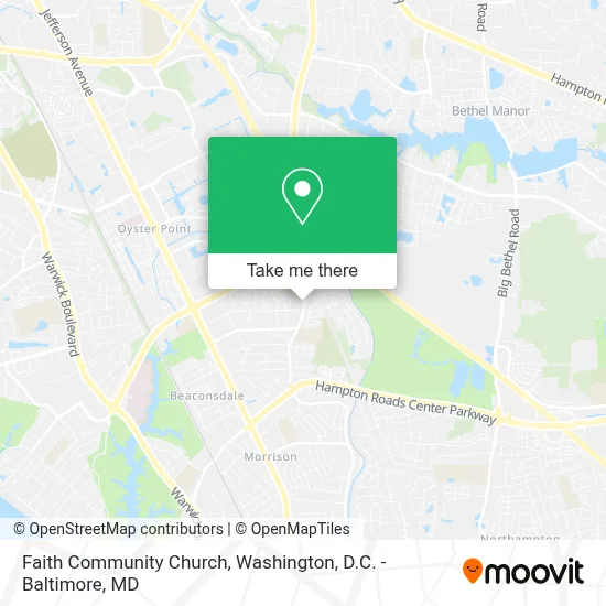 Faith Community Church map