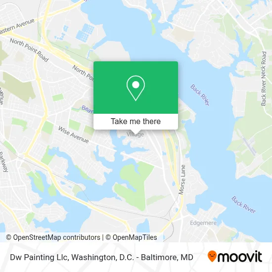 Dw Painting Llc map