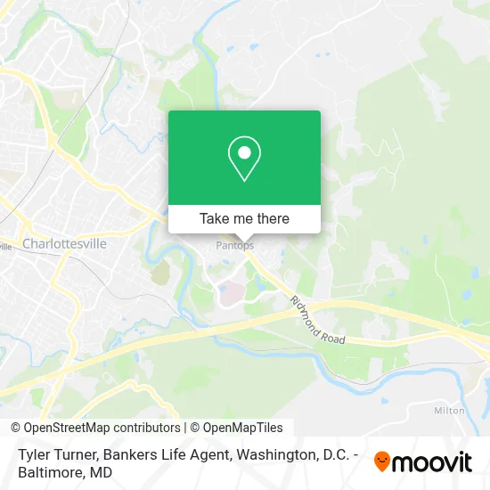 Tyler Turner, Bankers Life Agent map