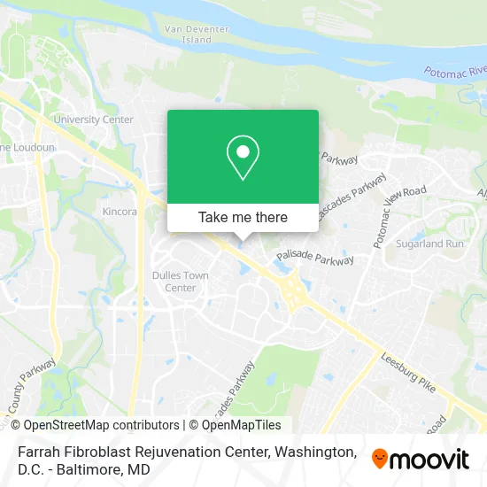Farrah Fibroblast Rejuvenation Center map