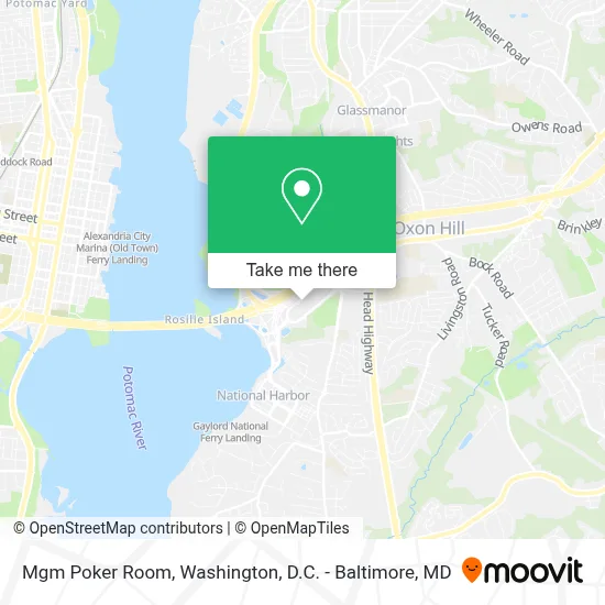 Mgm Poker Room map