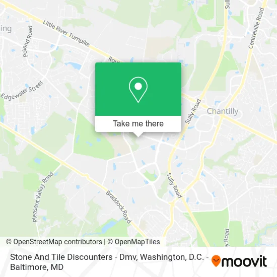 Stone And Tile Discounters - Dmv map