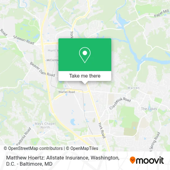 Matthew Hoertz: Allstate Insurance map