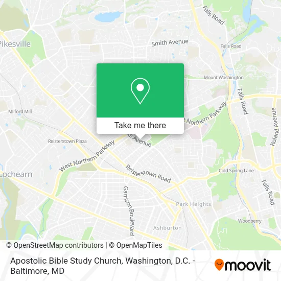 Apostolic Bible Study Church map