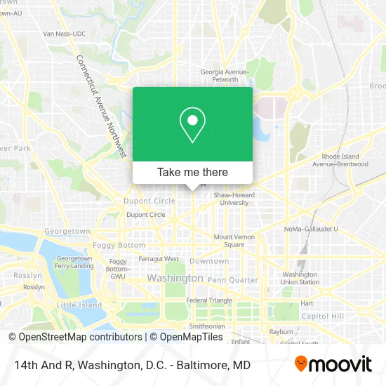 14th And R map