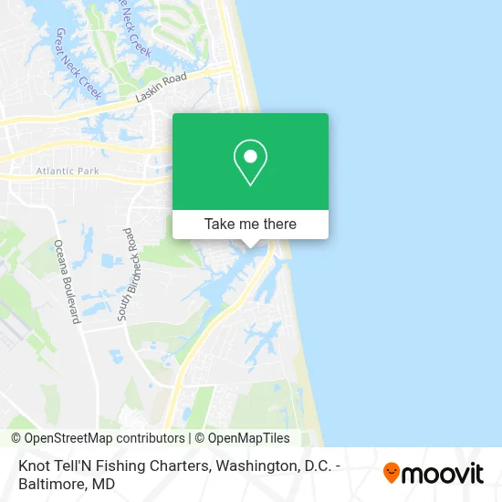 Knot Tell'N Fishing Charters map