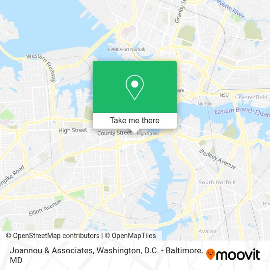 Joannou & Associates map